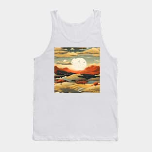 Fantasy Landscapes Plains Pattern 1 Tank Top